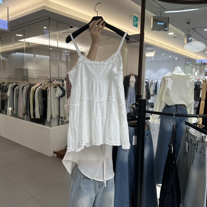 BETHEL韓國直郵實拍女裝新款推薦熱賣休閑職業26春夏吊帶背心BETHEL吊帶/背心