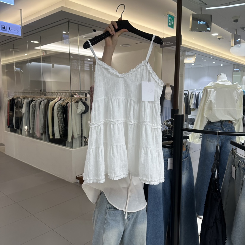 BETHEL韓國直郵實拍女裝新款推薦熱賣休閑職業26春夏吊帶背心BETHEL吊帶/背心圖色1