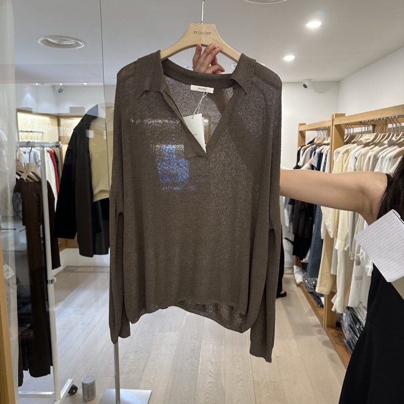 ROUNDER韓國直郵實拍女裝新款人氣26春夏熱賣推薦休閑針織衫ROUNDER針織衫圖色3