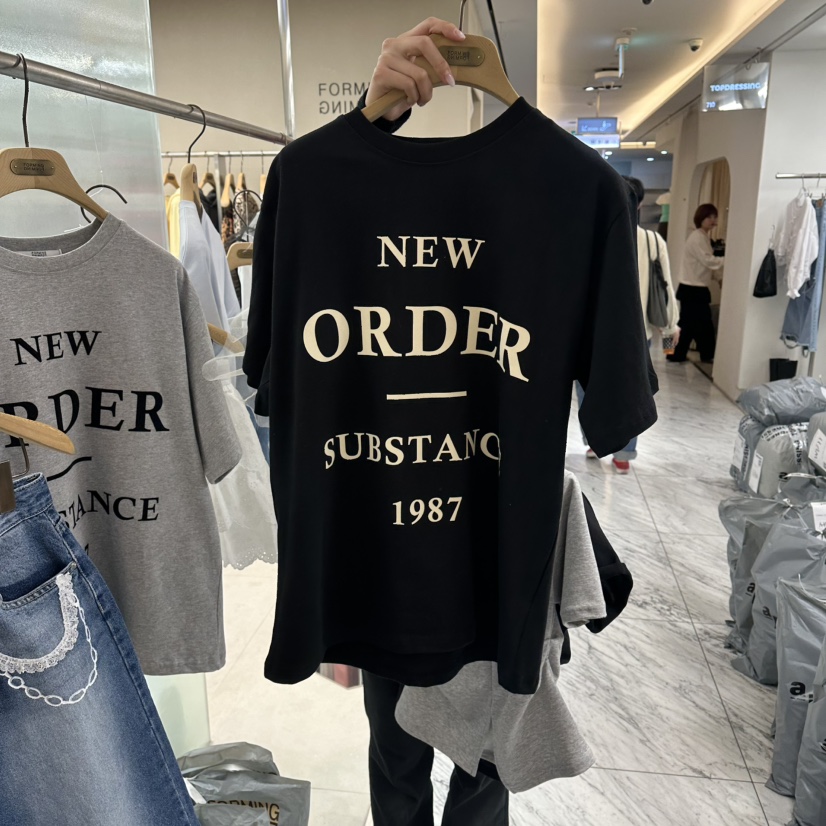 FORMING-P韓國直郵女士新款時尚職業人氣休閑26春夏推薦T恤FORMING-PT恤圖色2