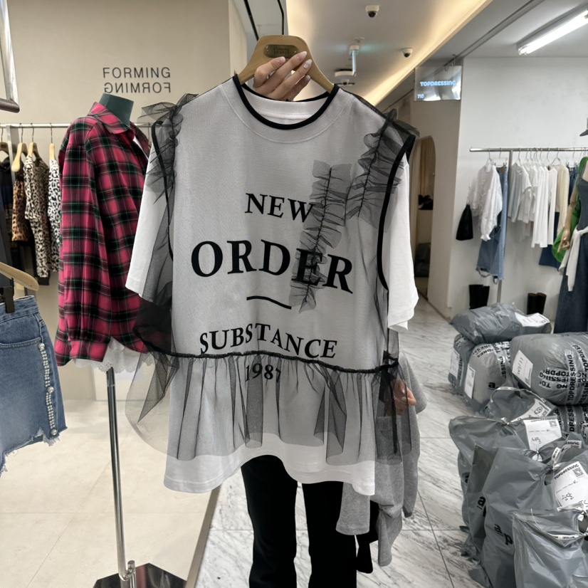 FORMING-P韓國直郵女士新款時尚職業人氣休閑26春夏推薦T恤FORMING-PT恤圖色3