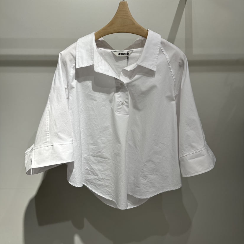 LAMINEDOR韓國代購女裝新款時尚26春夏熱賣人氣襯衫蕾絲衫LA MINE DOR襯衫/蕾絲衫圖色1