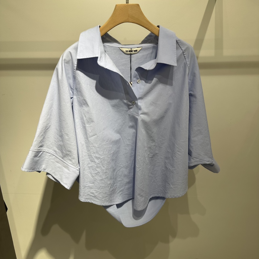 LAMINEDOR韓國代購女裝新款時尚26春夏熱賣人氣襯衫蕾絲衫LA MINE DOR襯衫/蕾絲衫圖色2