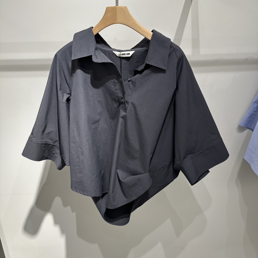 LAMINEDOR韓國代購女裝新款時尚26春夏熱賣人氣襯衫蕾絲衫LA MINE DOR襯衫/蕾絲衫圖色3