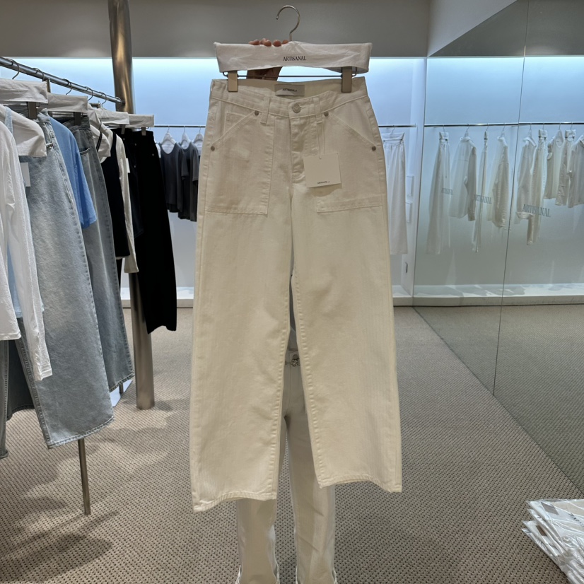 ARTISANAL韓國東大門代購女裝新品人氣時尚熱賣休閑褲人字紋ARTISANAL休閑褲圖色1