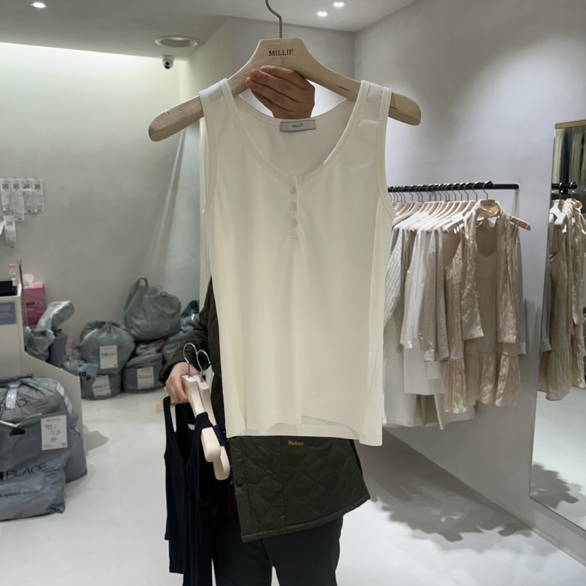 MILLIF韓國東大門直郵女裝新品時尚熱賣人氣職業吊帶背心MILLIF吊帶/背心圖色1