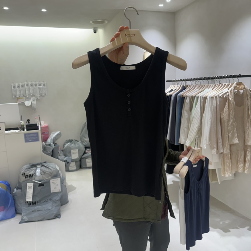 MILLIF韓國東大門直郵女裝新品時尚熱賣人氣職業吊帶背心MILLIF吊帶/背心圖色4