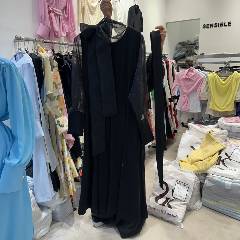 SENSIBLE-S韓國直郵實拍女士新款推薦職業熱賣連衣裙含腰帶SENSIBLE連衣裙圖色1