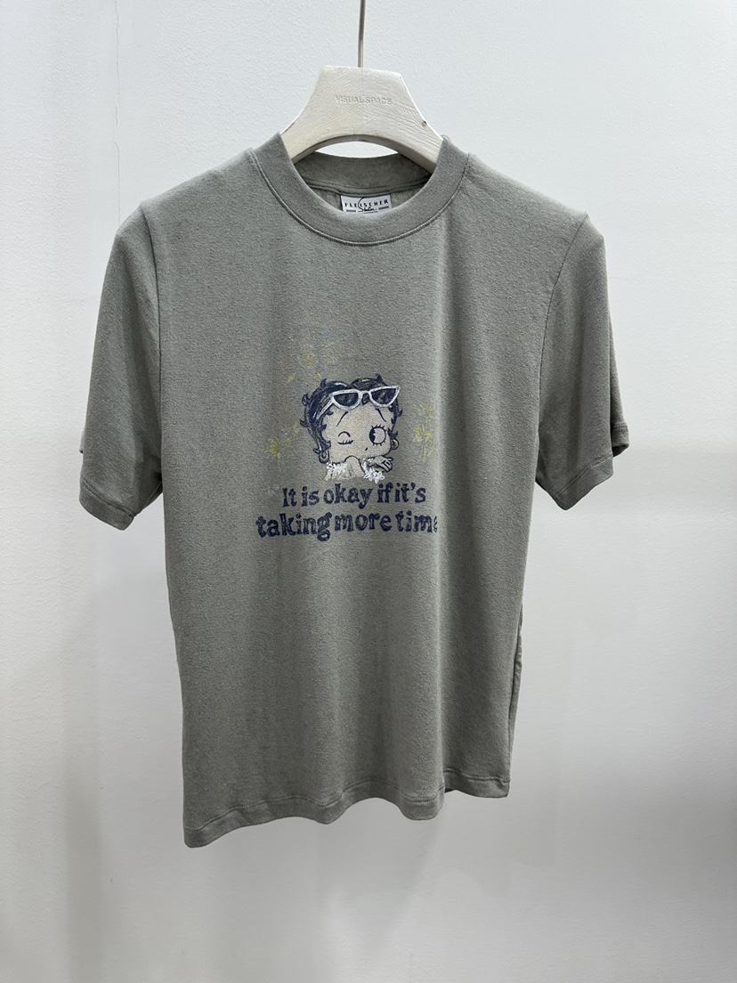VISUAL SPACE/PAGE92/FLEISCHER韓國代購女裝新款26春夏T恤VISUAL SPACE/PAGE92/FLEISCHERT恤圖色3