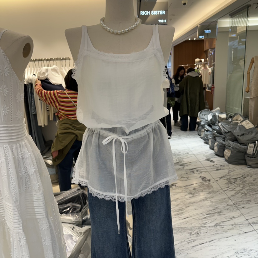 RICH SISTER韓國直郵女士新品時尚推薦熱賣人氣吊帶背心RICH SISTER吊帶/背心圖色1