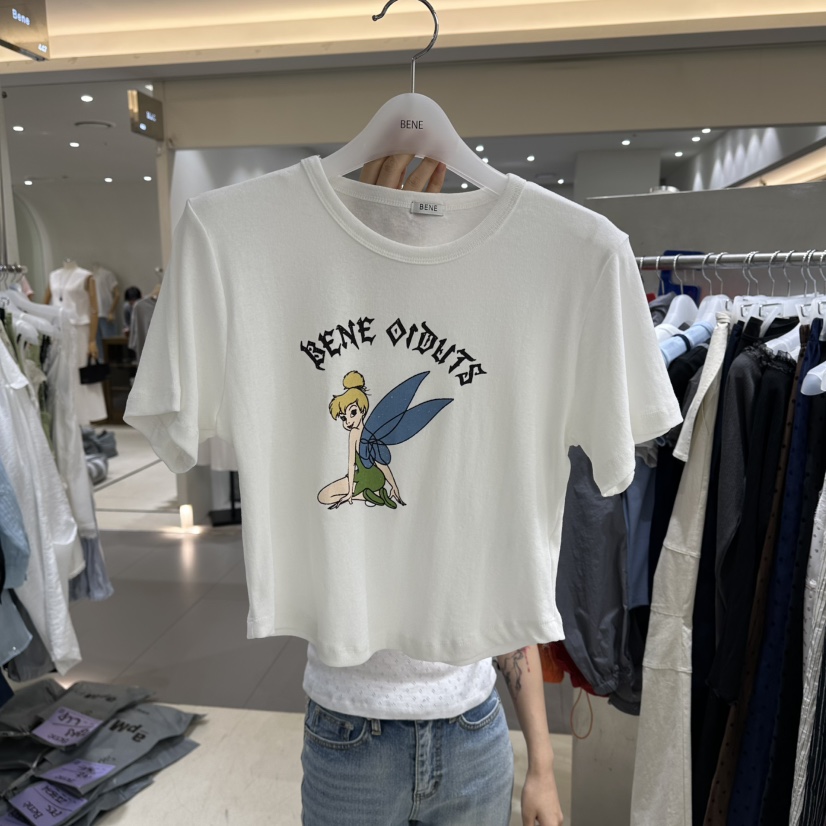 BENE韓國東大門直郵女裝新品26春夏推薦時尚休閑熱賣人氣T恤BENET恤圖色2