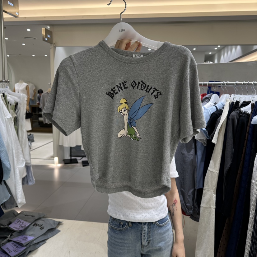 BENE韓國東大門直郵女裝新品26春夏推薦時尚休閑熱賣人氣T恤BENET恤圖色3