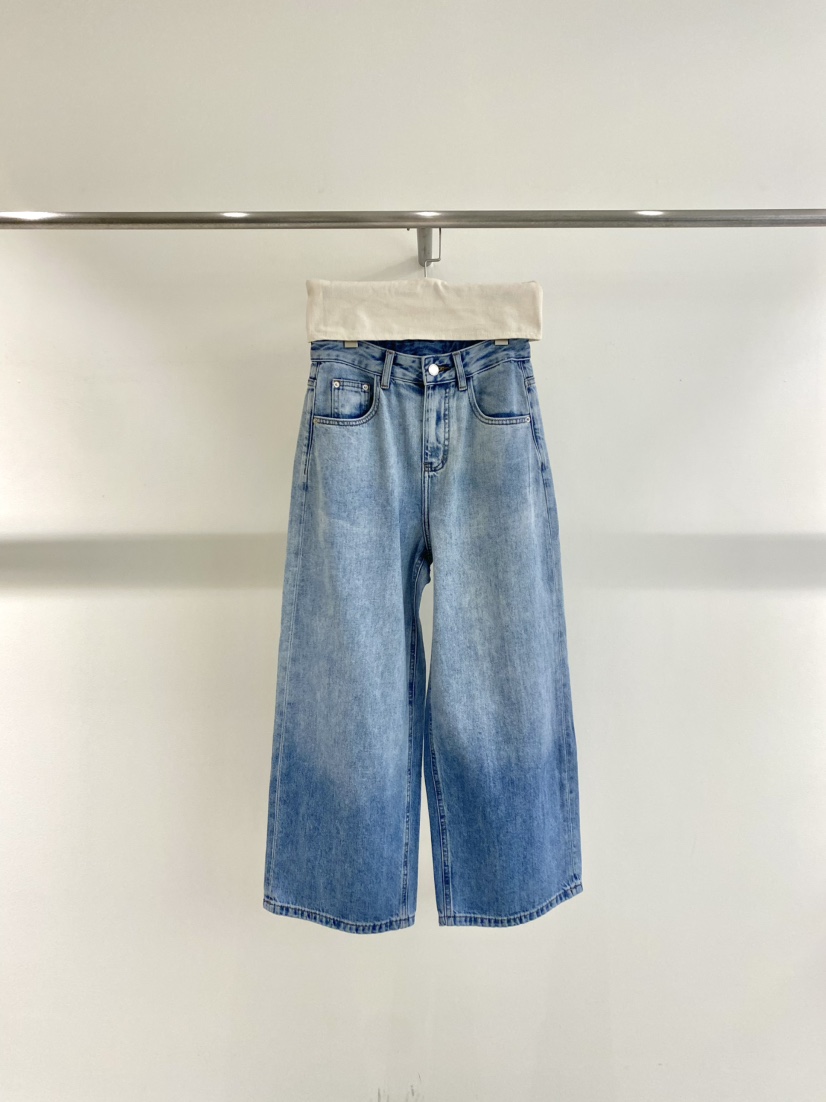 1968韓國東大門直郵女裝新品職業人氣26春夏時尚推薦牛仔褲1968/YEOUYA牛仔褲圖色1