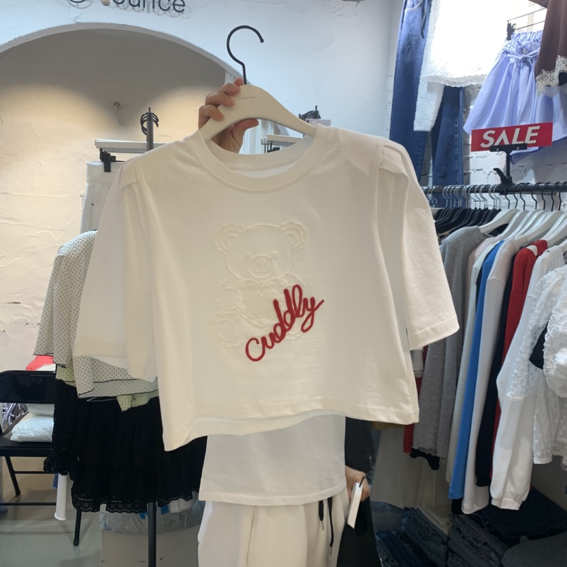 OZ韓國東大門直郵女士新品熱賣推薦休閑人氣時尚職業26春夏T恤OZ.ounceT恤圖色1