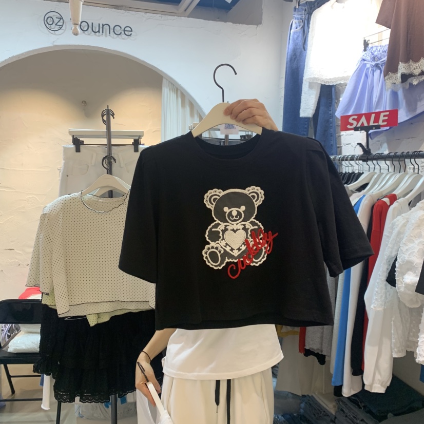 OZ韓國東大門直郵女士新品熱賣推薦休閑人氣時尚職業26春夏T恤OZ.ounceT恤圖色2