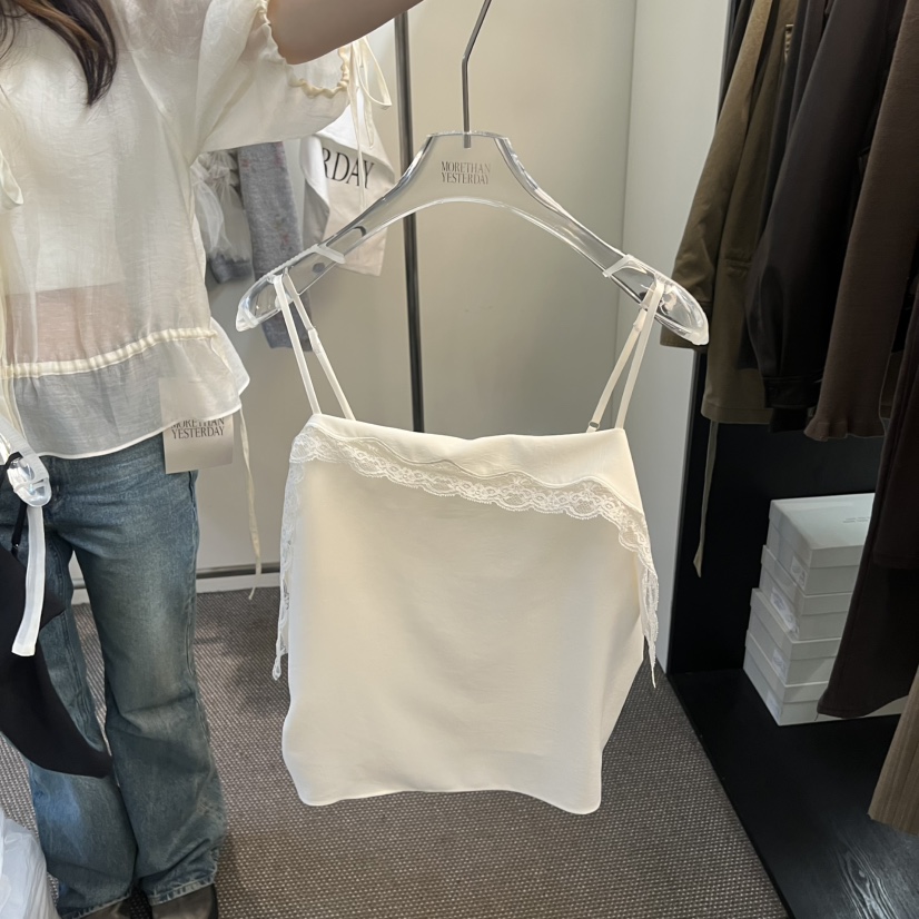 MORE THAN YESTERDAY/LOVE YOU SO MUCH韓國直郵實拍女士新品熱賣吊帶背心LYSM/MORE THAN YESTERDAY吊帶/背心圖色1