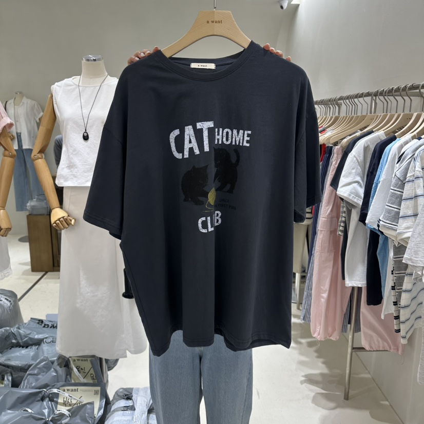 A WANT韓國直郵實拍女裝新款推薦職業休閑人氣時尚26春夏T恤A WANTT恤圖色3