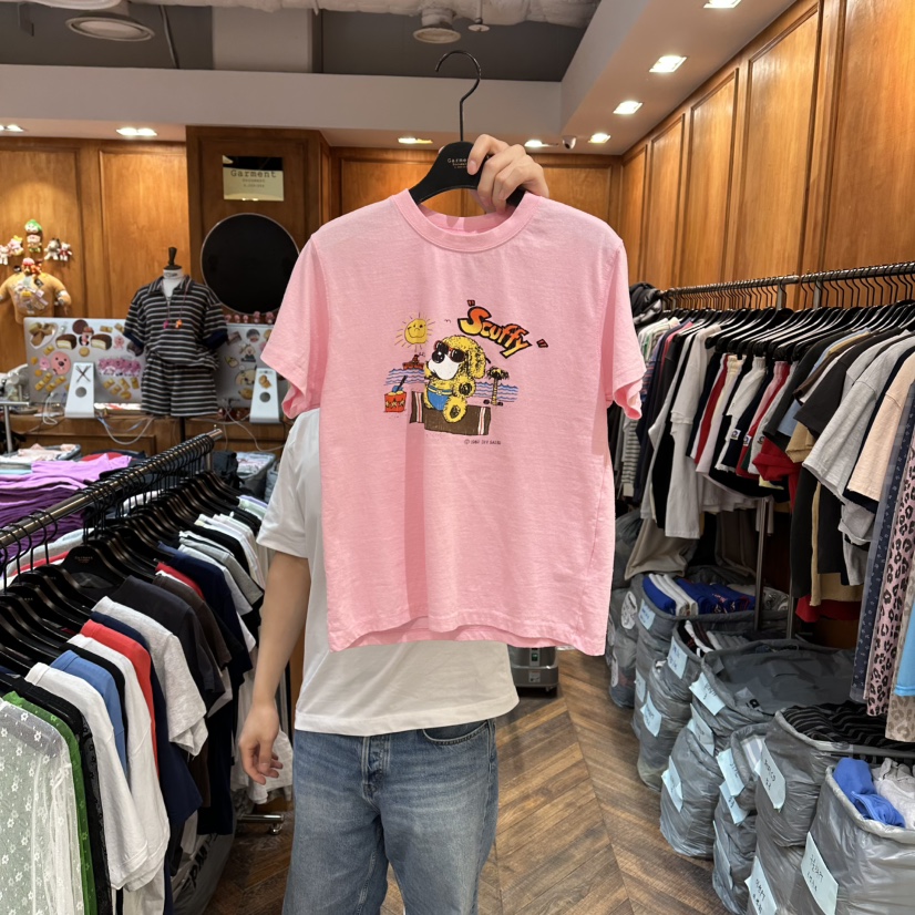 GARMENT-P韓國直郵實拍女士新品職業熱賣休閑26春夏推薦T恤GARMENTT恤圖色2