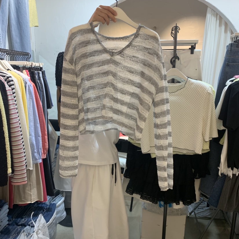 OZ韓國東大門直郵女裝新品推薦時尚職業26春夏熱賣針織衫OZ.ounce針織衫圖色2