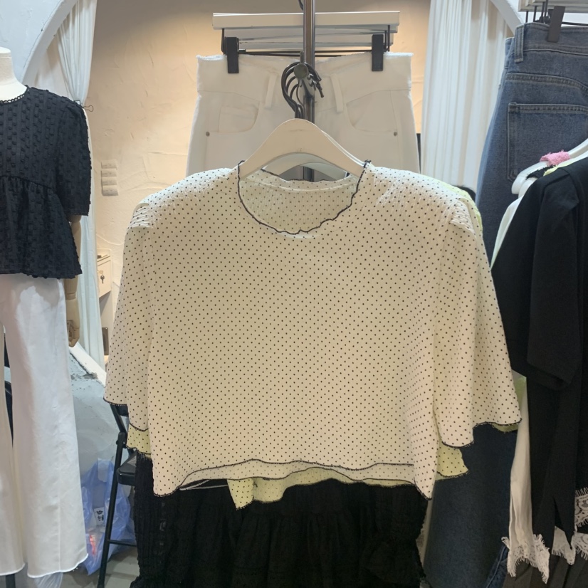 OZ韓國東大門代購女裝新款推薦休閑時尚職業熱賣人氣26春夏T恤OZ.ounceT恤圖色1