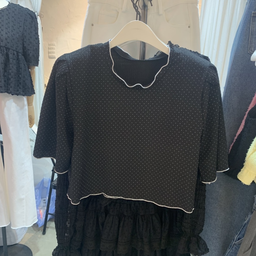 OZ韓國東大門代購女裝新款推薦休閑時尚職業熱賣人氣26春夏T恤OZ.ounceT恤圖色3