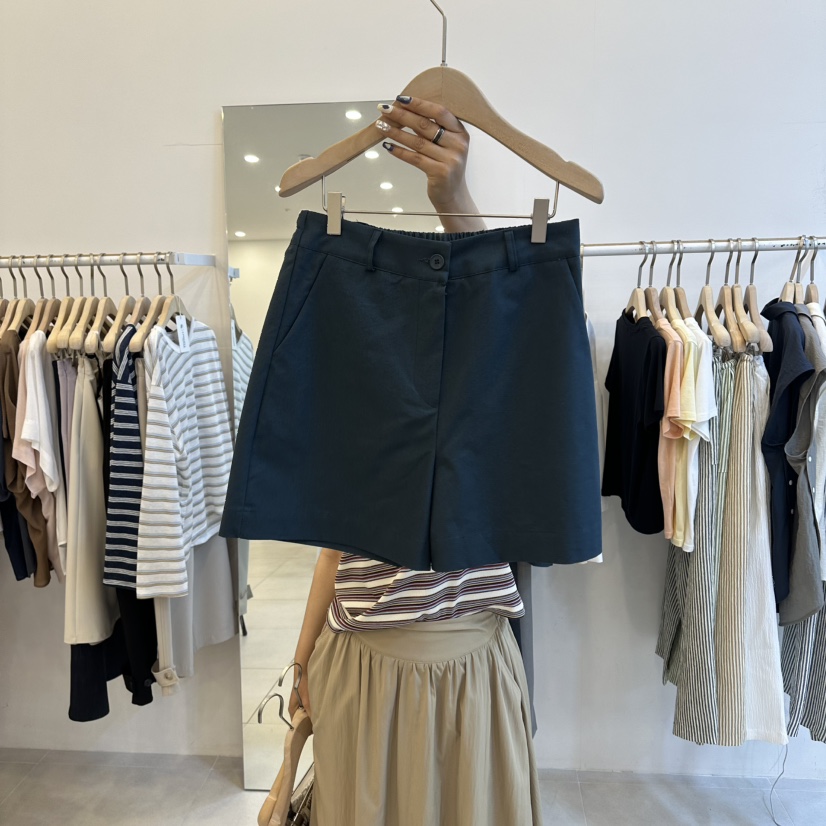 FUNNY POWDER韓國東大門直郵女士新款人氣時尚職業休閑短褲THE FUNNY短褲圖色3