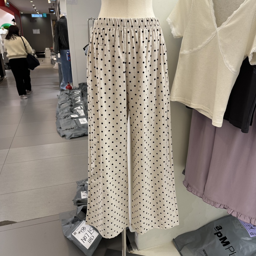 BENE韓國直郵女裝新品時尚熱賣休閑職業人氣休閑褲亞麻布BENE休閑褲圖色1