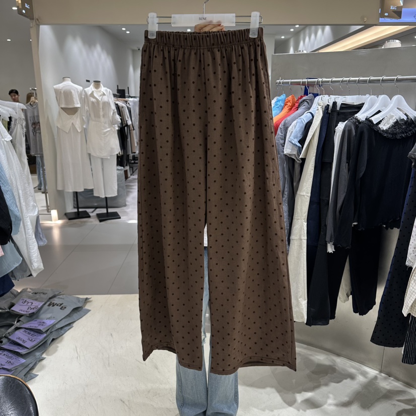 BENE韓國直郵女裝新品時尚熱賣休閑職業人氣休閑褲亞麻布BENE休閑褲圖色2