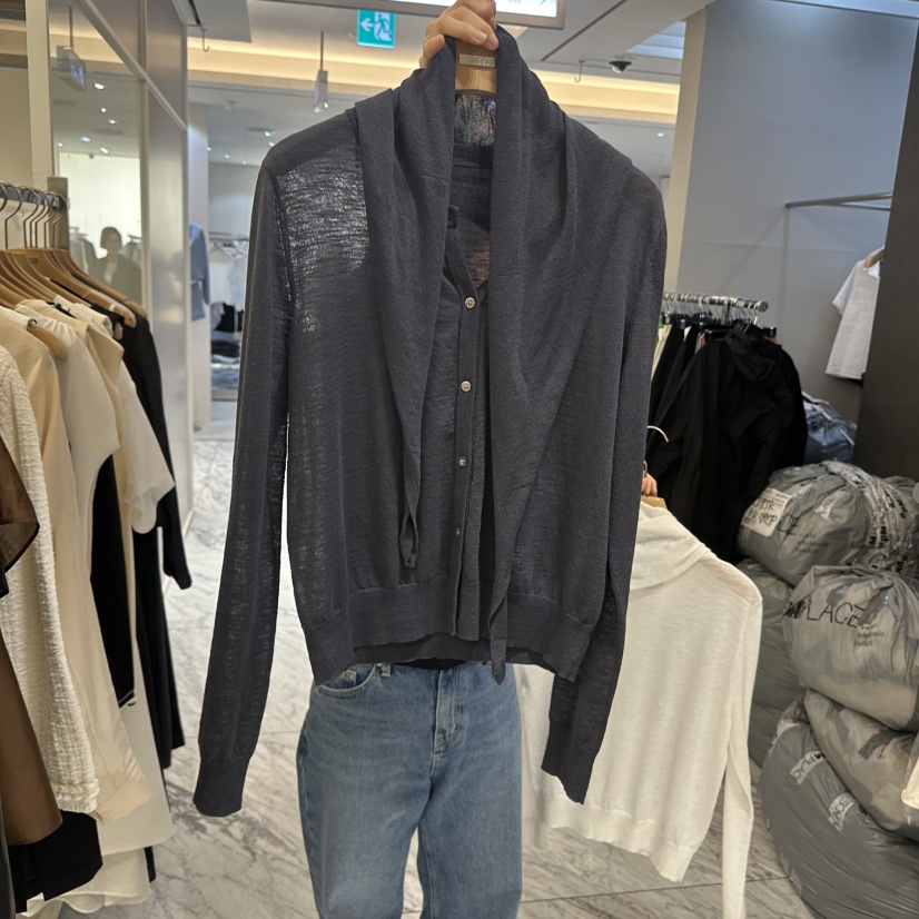 MER韓國直郵實拍女裝新品26春夏人氣推薦時尚熱賣套裝圍巾MER/ANGELO BIANCO套裝圖色2