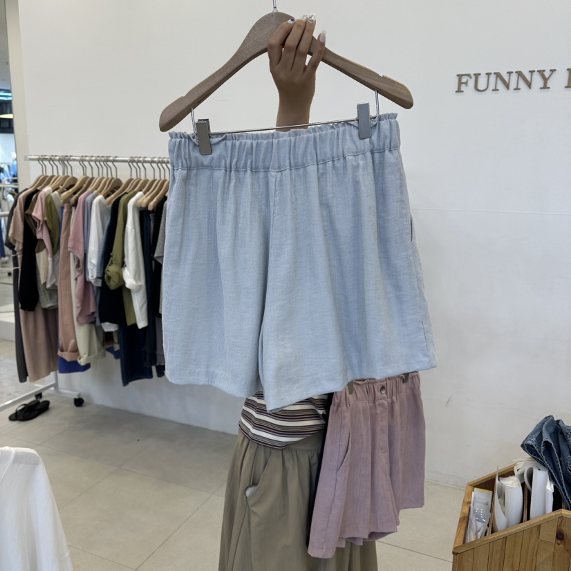 FUNNY POWDER韓國東大門代購女士新品人氣推薦熱賣休閑短褲THE FUNNY短褲