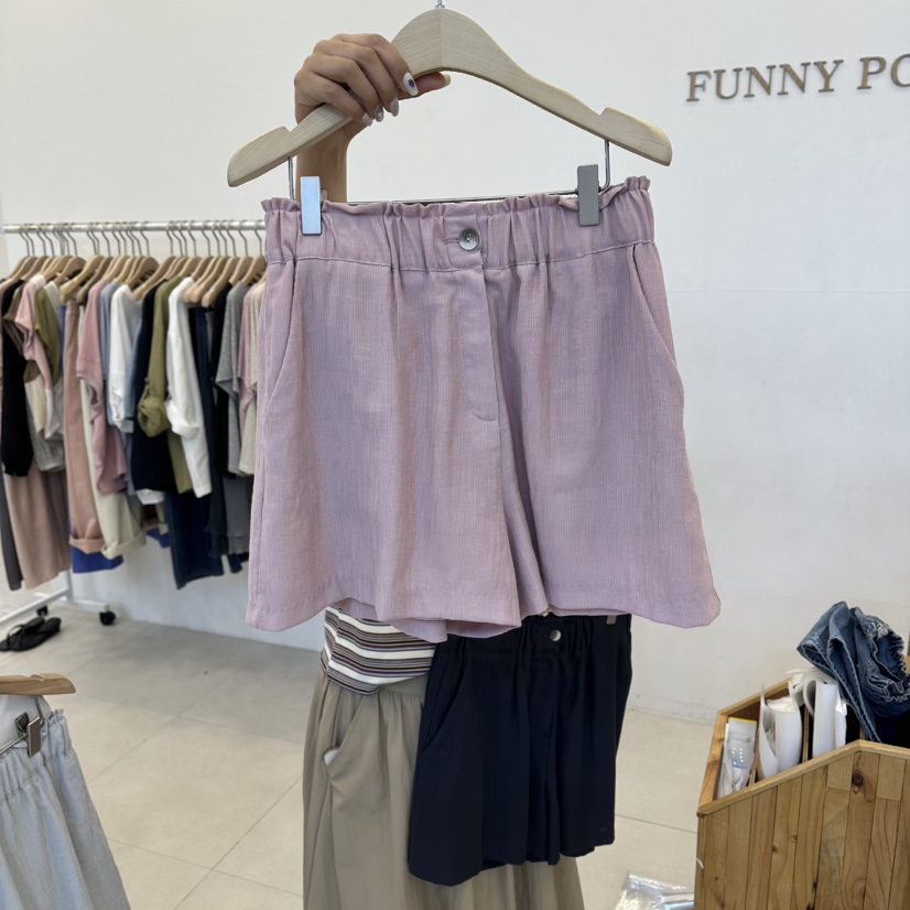 FUNNY POWDER韓國東大門代購女士新品人氣推薦熱賣休閑短褲THE FUNNY短褲圖色2