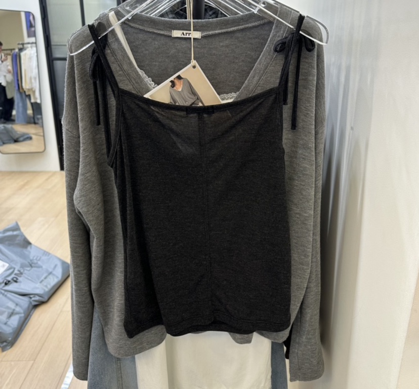 ARR韓國東大門直郵女裝新款26春夏時尚職業推薦熱賣吊帶背心ARR吊帶/背心圖色4