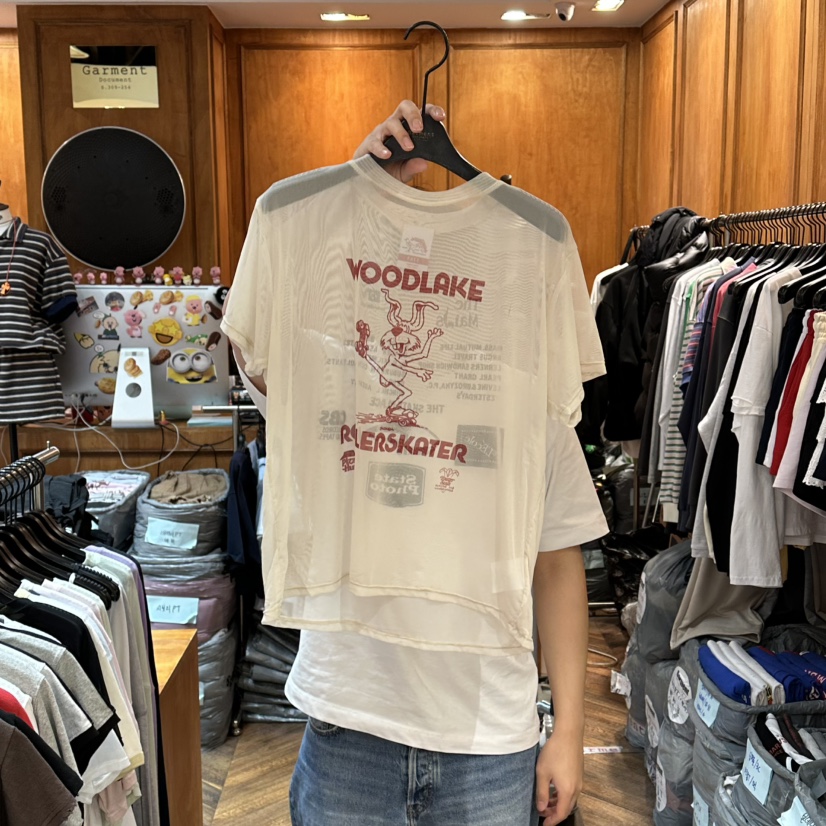 GARMENT-P韓國東大門代購女士新款推薦26春夏時尚人氣T恤GARMENTT恤圖色2