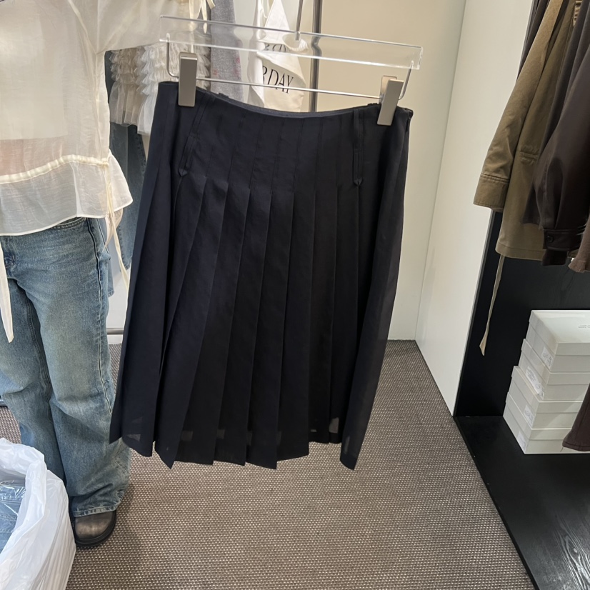 MORE THAN YESTERDAY/LOVE YOU SO MUCH韓國東大門直郵女裝新品時尚半身裙中短裙不含腰帶LYSM/MORE THAN YESTERDAY半身裙/中短裙圖色2