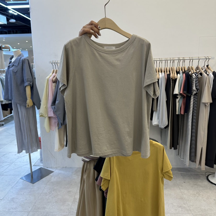 FUNNY POWDER韓國直郵女士新品26春夏熱賣推薦休閑職業T恤THE FUNNYT恤圖色2