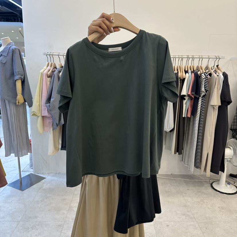 FUNNY POWDER韓國直郵女士新品26春夏熱賣推薦休閑職業T恤THE FUNNYT恤圖色5