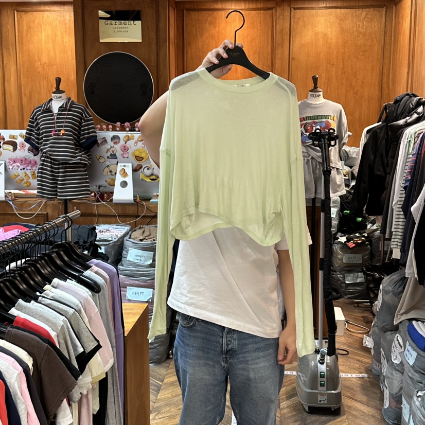 GARMENT-P韓國東大門直郵女士新款時尚休閑職業熱賣長袖T恤GARMENT長袖T恤圖色3