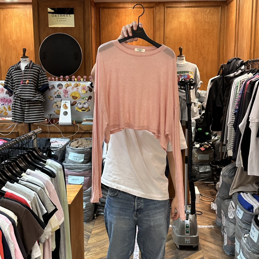 GARMENT-P韓國東大門直郵女士新款時尚休閑職業熱賣長袖T恤GARMENT長袖T恤圖色4