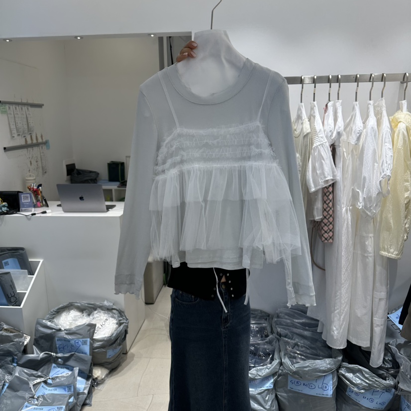 RICH SISTER韓國代購女裝新款熱賣休閑時尚套裝套裝透明RICH SISTER套裝圖色1