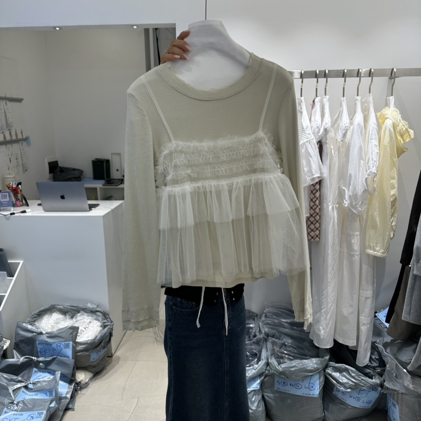 RICH SISTER韓國代購女裝新款熱賣休閑時尚套裝套裝透明RICH SISTER套裝圖色2