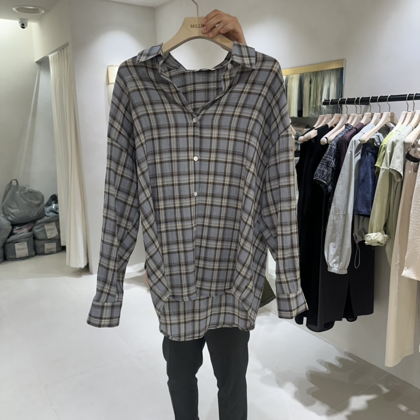 MILLIF韓國東大門直郵女士新款時尚人氣26春夏襯衫蕾絲衫MILLIF襯衫/蕾絲衫圖色2