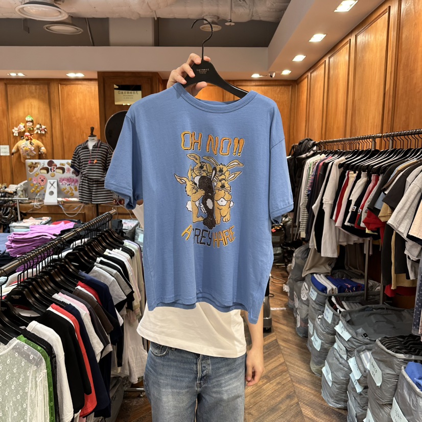 GARMENT-P韓國直郵女裝新款人氣熱賣休閑推薦26春夏時尚T恤GARMENTT恤圖色2