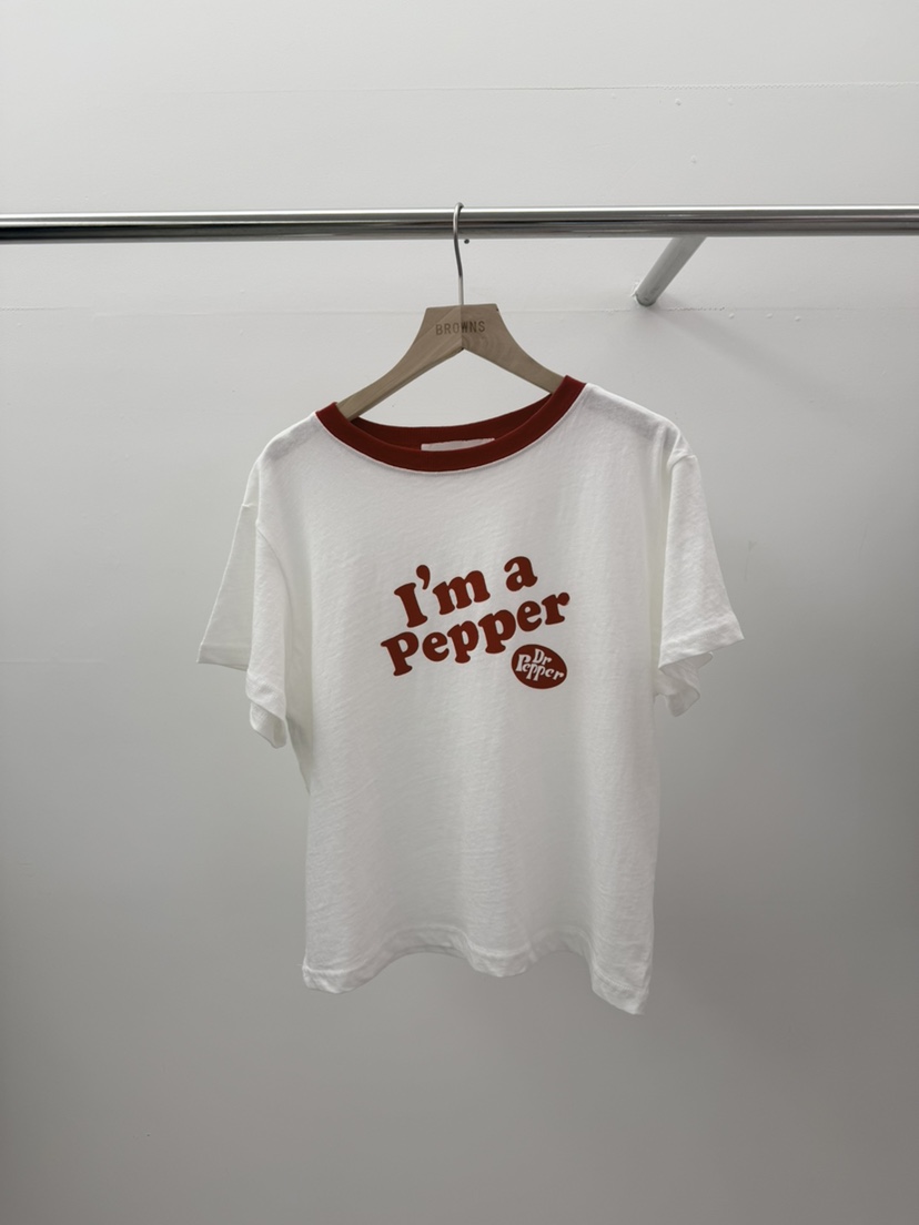 BROWNS-P韓國代購女裝新品人氣職業時尚26春夏推薦熱賣T恤BROWNS-PT恤圖色1