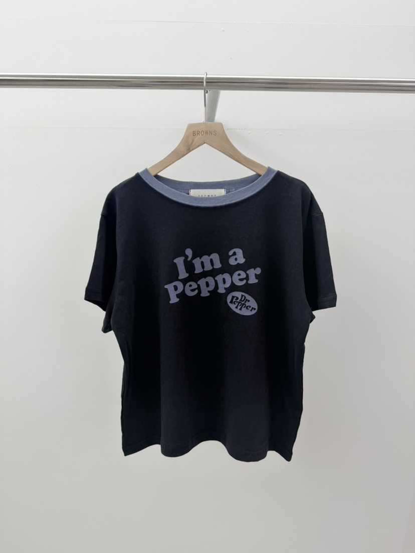 BROWNS-P韓國代購女裝新品人氣職業時尚26春夏推薦熱賣T恤BROWNS-PT恤圖色2