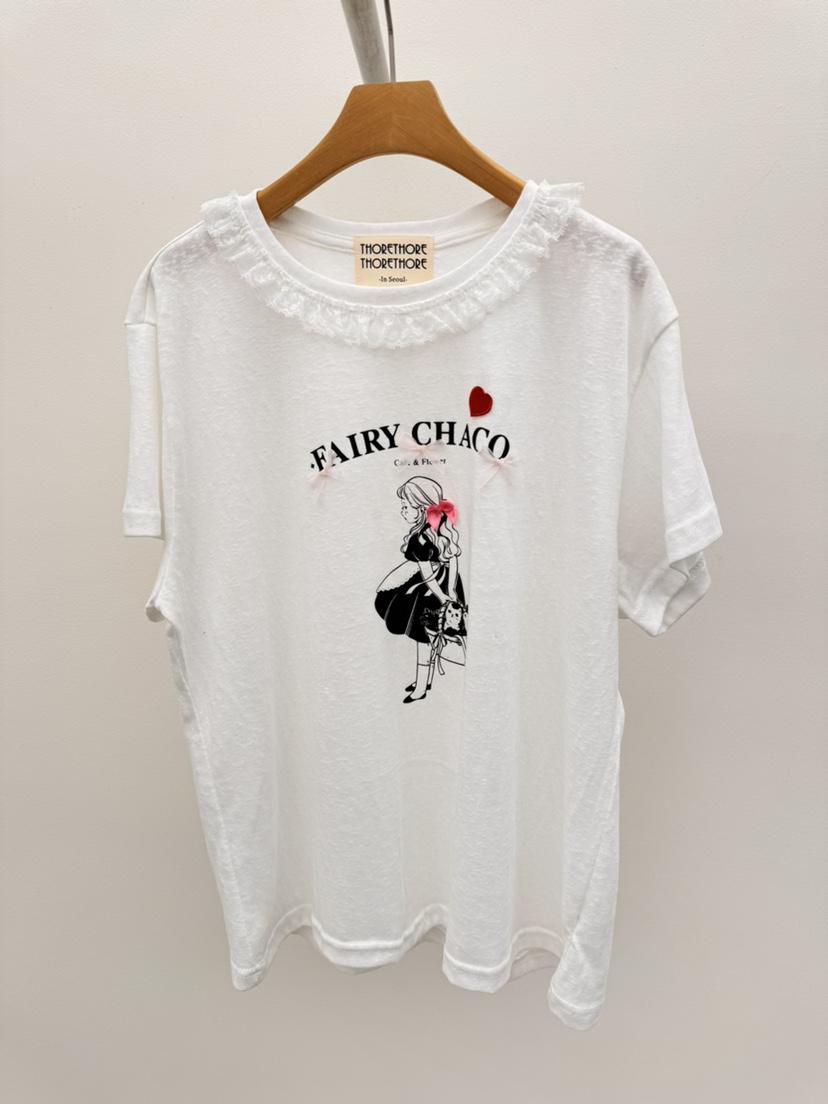 THORE韓國東大門代購女裝新款推薦時尚休閑職業人氣熱賣T恤THORET恤圖色1