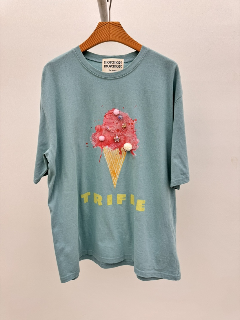 THORE韓國東大門直郵女裝新款時尚休閑26春夏熱賣人氣T恤THORET恤圖色2