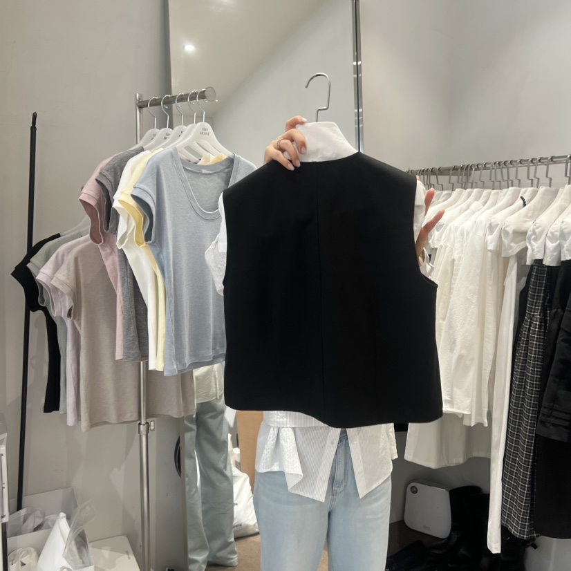 SIHO ARCHIVE韓國東大門代購女裝新款職業26春夏馬甲蕾絲SIHO ARCHIVE馬甲