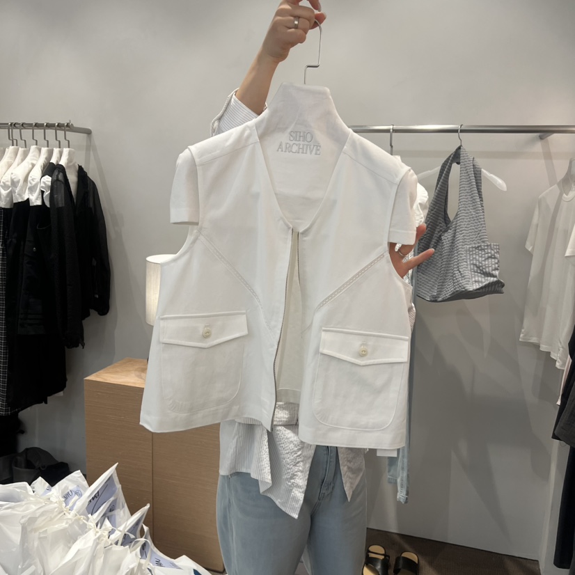 SIHO ARCHIVE韓國東大門代購女裝新款職業26春夏馬甲蕾絲SIHO ARCHIVE馬甲圖色2