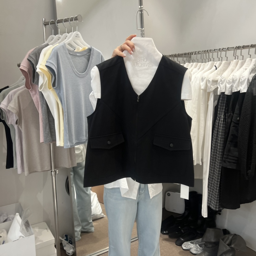 SIHO ARCHIVE韓國東大門代購女裝新款職業26春夏馬甲蕾絲SIHO ARCHIVE馬甲圖色3