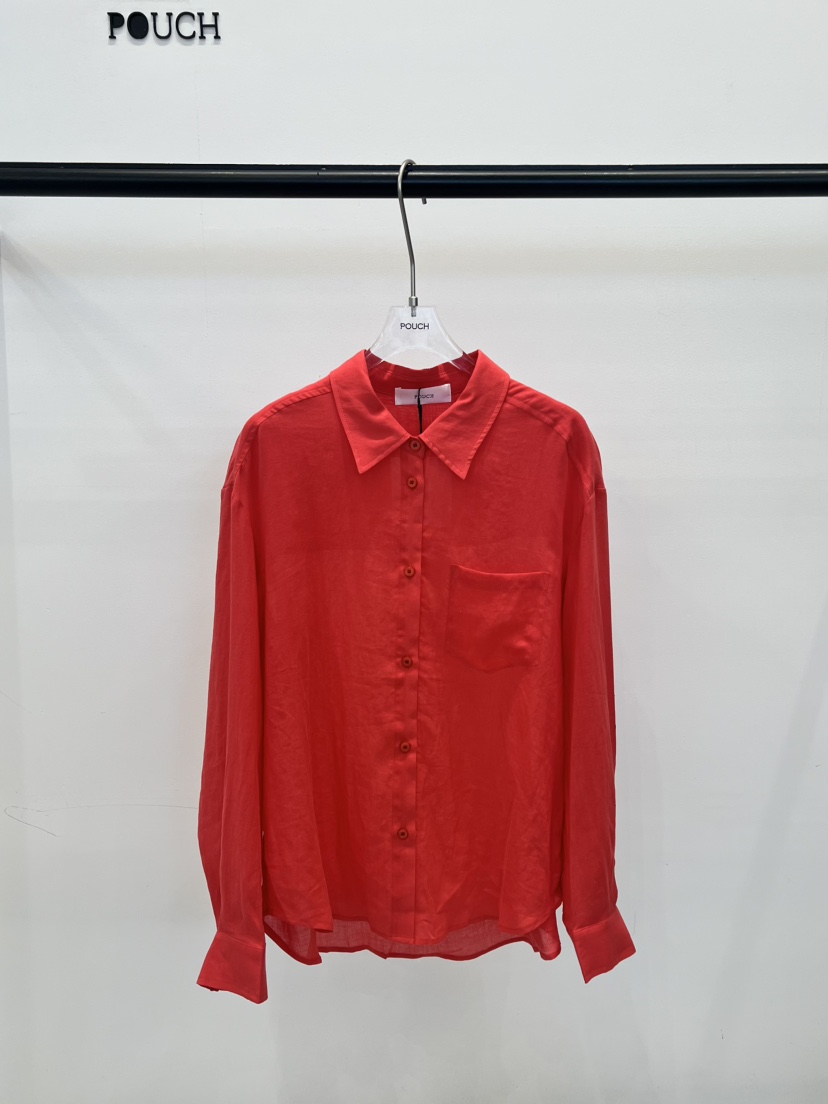 POUCH韓國東大門直郵女士新款人氣職業時尚熱賣襯衫蕾絲衫POUCH襯衫/蕾絲衫圖色3